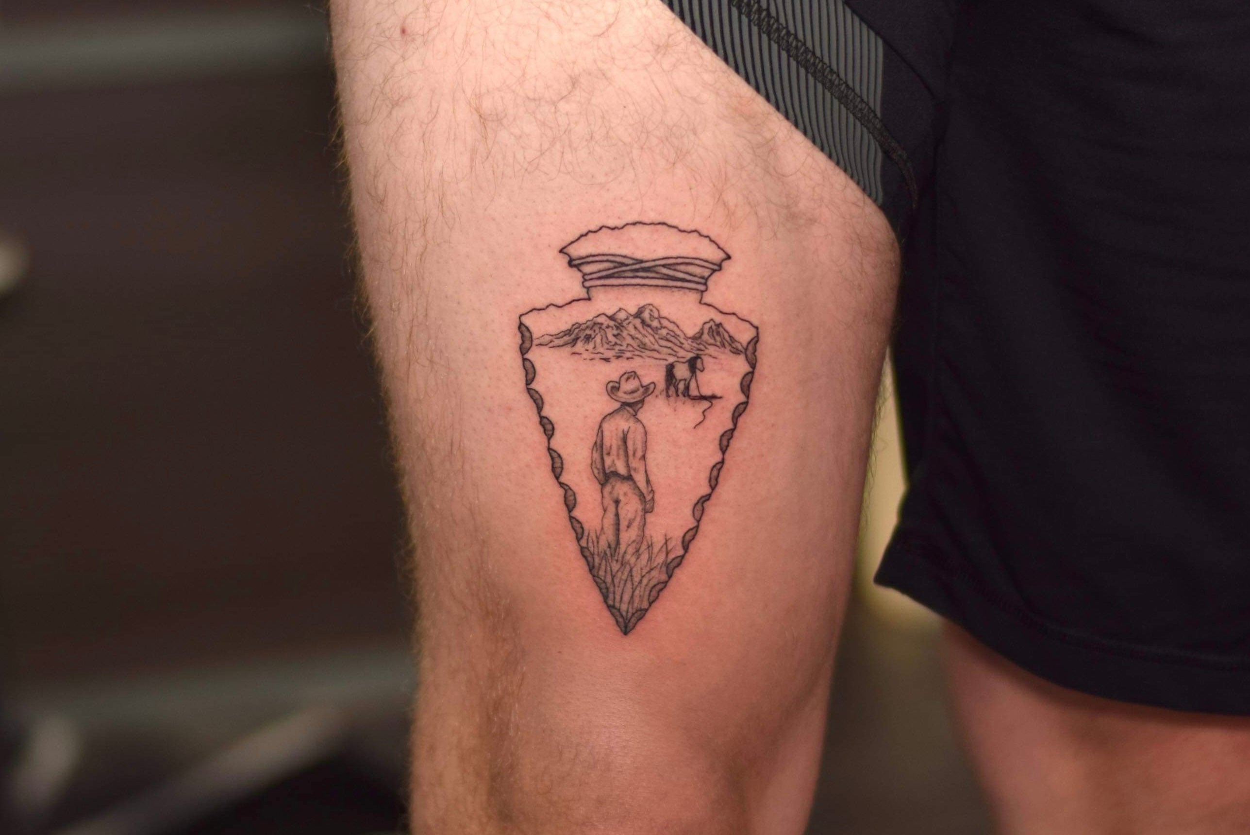 Pin on arm tattoo